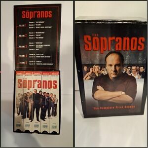 THE SOPRANOS THE COMPLETE FIRST SEASON 5 VHS BOXED SET New Open Box